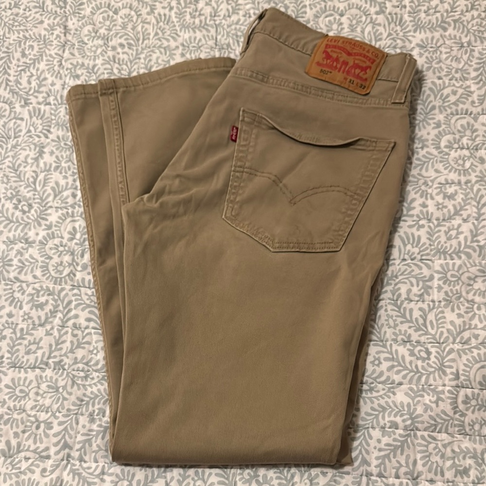 Levi's Khaki Straight Pants